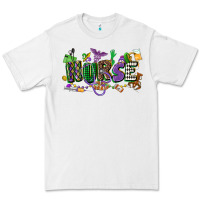 White nurse mardi gras Premium Tee - CowGirlArtShop