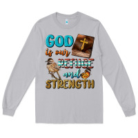 Moon Dust God Is Our Refuge And Strength Long Sleeve Tee - BundleAndBundleShop