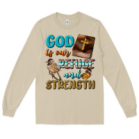 Mushroom God Is Our Refuge And Strength Long Sleeve Tee - BundleAndBundleShop