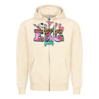 Sandshell ekg tech Zipper Hoodie - AdoDesignShop