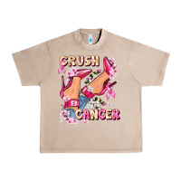 French Oak Crush Breast Cancer Urban Heavy Tee - FaDigitalArtStudio