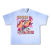Grape Ice Crush Breast Cancer Urban Heavy Tee - FaDigitalArtStudio