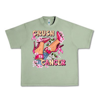 Oil Green Crush Breast Cancer Urban Heavy Tee - FaDigitalArtStudio