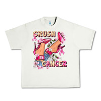 Pistachio Crush Breast Cancer Urban Heavy Tee - FaDigitalArtStudio