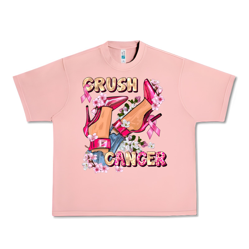 Crush Breast Cancer Urban Heavy Tee by FaDigitalArtStudio | Teevron