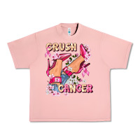 Salmon Crush Breast Cancer Urban Heavy Tee - FaDigitalArtStudio