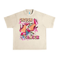 Sandshell Crush Breast Cancer Urban Heavy Tee - FaDigitalArtStudio