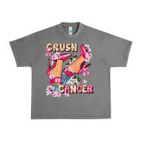 Tornado Crush Breast Cancer Urban Heavy Tee - FaDigitalArtStudio