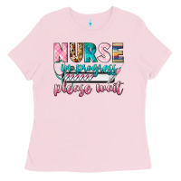 Bubblegum Pink Nurse in progres Ladies Tee - CowGirlArtShop