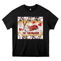 Tis' The Season With Cowhide Tumbler Tbs Heavy Core Tee | Teevron