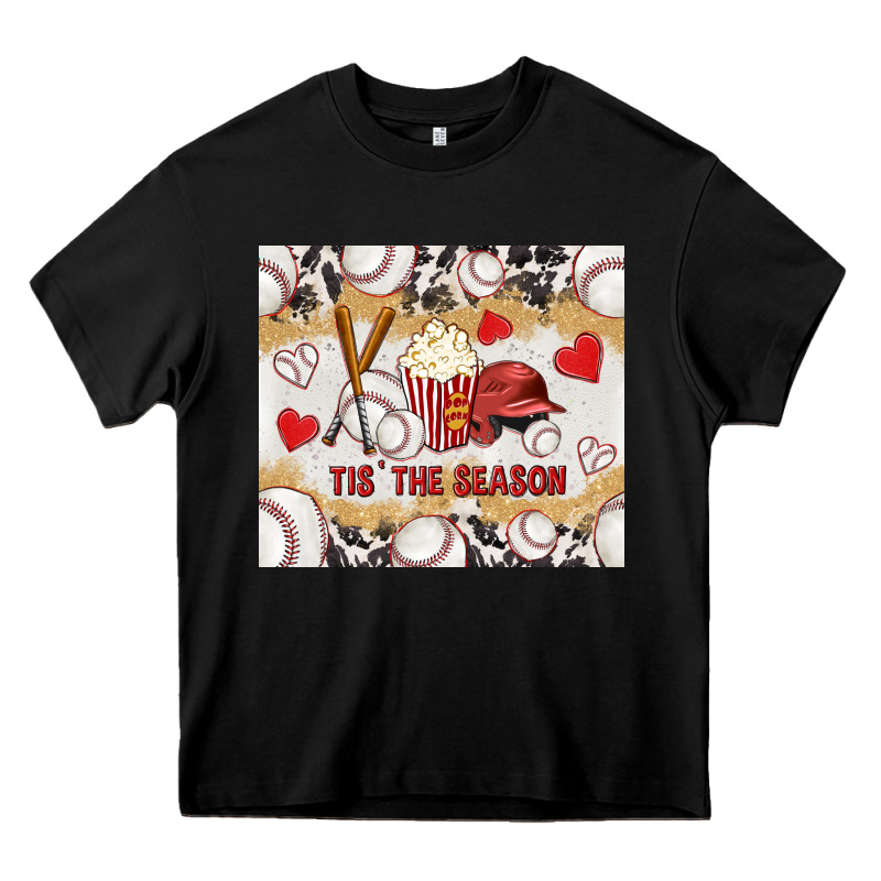 Tis' The Season With Cowhide Tumbler Tbs Heavy Core Tee by TumblerDesignByShophia | Teevron