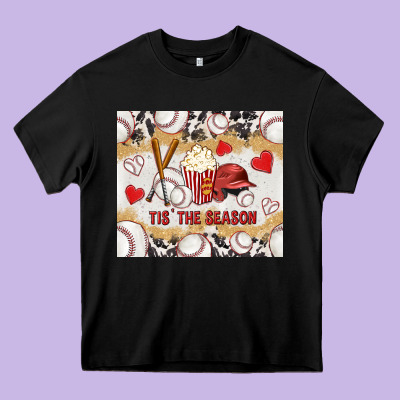 Tis' The Season With Cowhide Tumbler Tbs Heavy Core Tee Designed By Tumblerdesignbyshophia