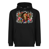 Black indian hat christmas Heavyweight Hoodie - AdoDesignShop