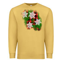 Antique Gold christmas patch Premium Sweatshirt - AdoDesignShop