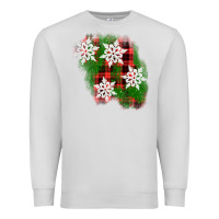 Dove Grey christmas patch Premium Sweatshirt - AdoDesignShop