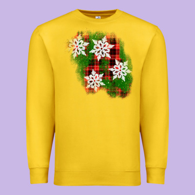 Christmas Patch Premium Sweatshirt Designed By Adodesignshop