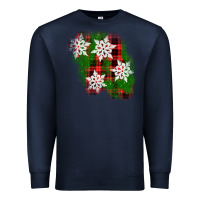 Navy christmas patch Premium Sweatshirt - AdoDesignShop