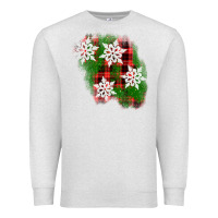 Oatmeal Heather christmas patch Premium Sweatshirt - AdoDesignShop