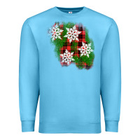 Ocean Blue christmas patch Premium Sweatshirt - AdoDesignShop