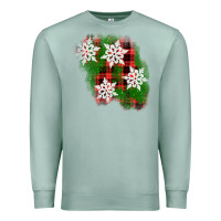 Seafoam christmas patch Premium Sweatshirt - AdoDesignShop