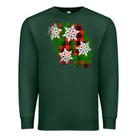 Sports Green christmas patch Premium Sweatshirt - AdoDesignShop