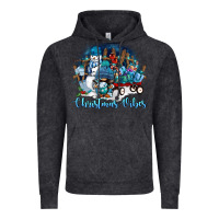 Vintage Black christmas vibes Vintage Hoodie - FaDigitalArtStudio