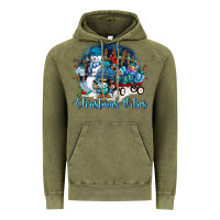 Vintage Olive christmas vibes Vintage Hoodie - FaDigitalArtStudio
