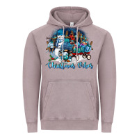 Vintage Zinc christmas vibes Vintage Hoodie - FaDigitalArtStudio