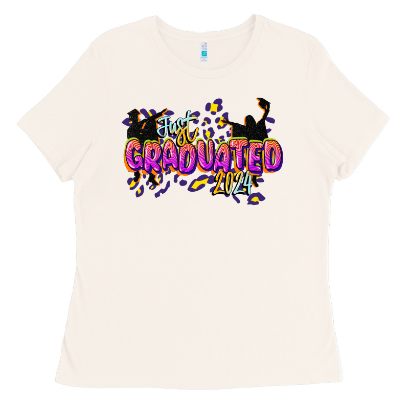 Just Graduated 2024 Ladies Tee by CowGirlArtShop | Teevron