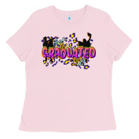Bubblegum Pink just graduated 2024 Ladies Tee - CowGirlArtShop