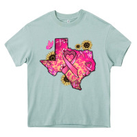Arona Texas map Cancer Heavy Core Tee - HowdyJamesFarm