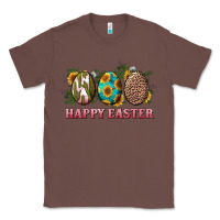 Chestnut Happy Easter With Western Eggs And Sunflowers Classic Tee - RanaPortraitStore