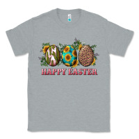Heather Grey Happy Easter With Western Eggs And Sunflowers Classic Tee - RanaPortraitStore