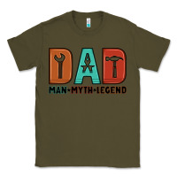 Army Green dad man myth legend Classic Tee - Artiststas