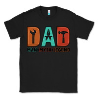 Black dad man myth legend Classic Tee - Artiststas