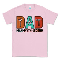 Bubblegum Pink dad man myth legend Classic Tee - Artiststas
