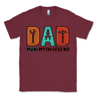 Burgundy dad man myth legend Classic Tee - Artiststas