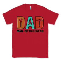 Red dad man myth legend Classic Tee - Artiststas