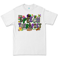 White speech therapist mardi gras cowgirl Premium Tee - CowGirlArtShop