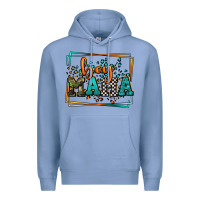 Colony Blue leopard camo boy mama Mother's Day Premium Hoodie - LillyAllenDesigns