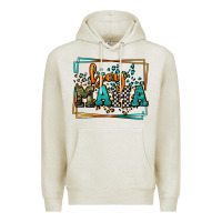 Oatmeal Heather leopard camo boy mama Mother's Day Premium Hoodie - LillyAllenDesigns