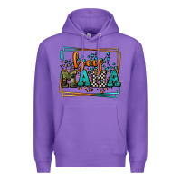 Purple leopard camo boy mama Mother's Day Premium Hoodie - LillyAllenDesigns