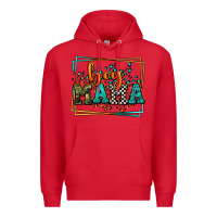 Red leopard camo boy mama Mother's Day Premium Hoodie - LillyAllenDesigns