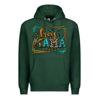 Sports Green leopard camo boy mama Mother's Day Premium Hoodie - LillyAllenDesigns