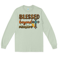 Matcha Blessed Beyond Measure Long Sleeve Tee - BundleAndBundleShop