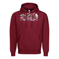 Burgundy pharmacy Zipper Hoodie - AdoDesignShop