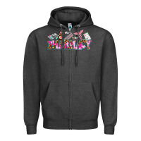 Charcoal Heather pharmacy Zipper Hoodie - AdoDesignShop
