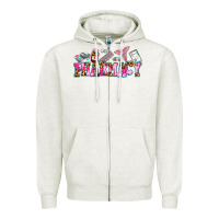 Oatmeal Heather pharmacy Zipper Hoodie - AdoDesignShop
