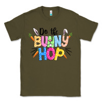 Army Green do the bunny hop easter Classic Tee - CowGirlArtShop