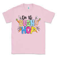 Bubblegum Pink do the bunny hop easter Classic Tee - CowGirlArtShop